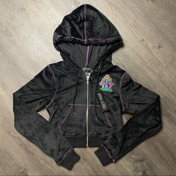 Current Mood Tops - Current Mood:
Mind Trip Velour Zip-Up Hoodie